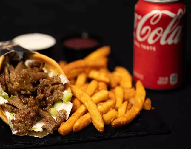 Gyro Sandwich Combo.