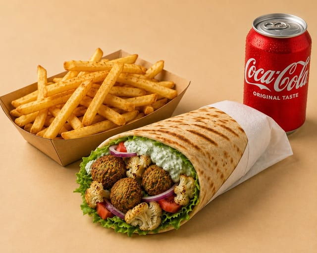 Veggie Wrap Combo (Tortilla).