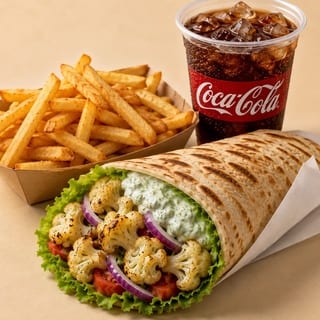Cauliflower Shawarma Combo - O