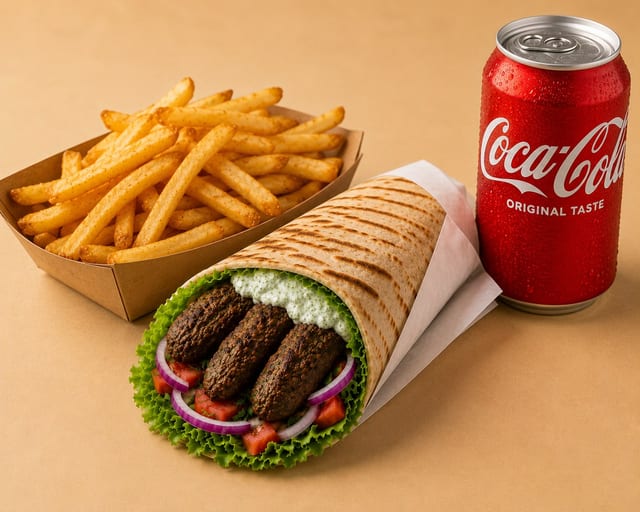 Kofta Shawarma Combo.