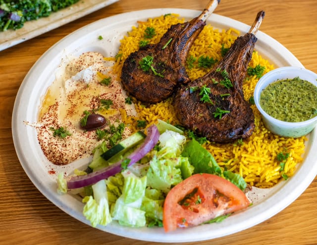 Lamb Chops Plate.