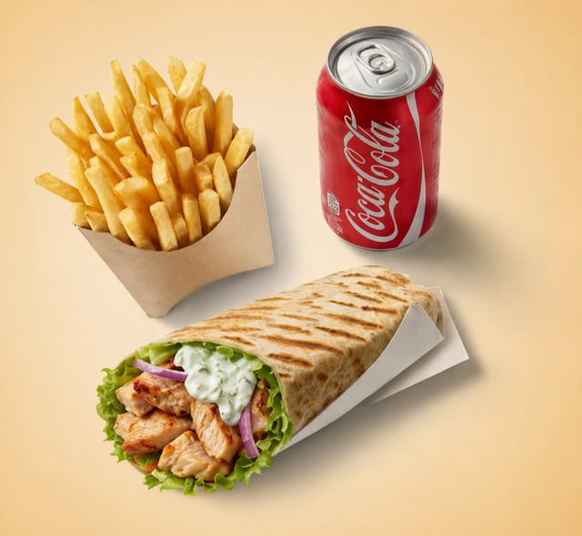 Chicken Shawarma Combo.